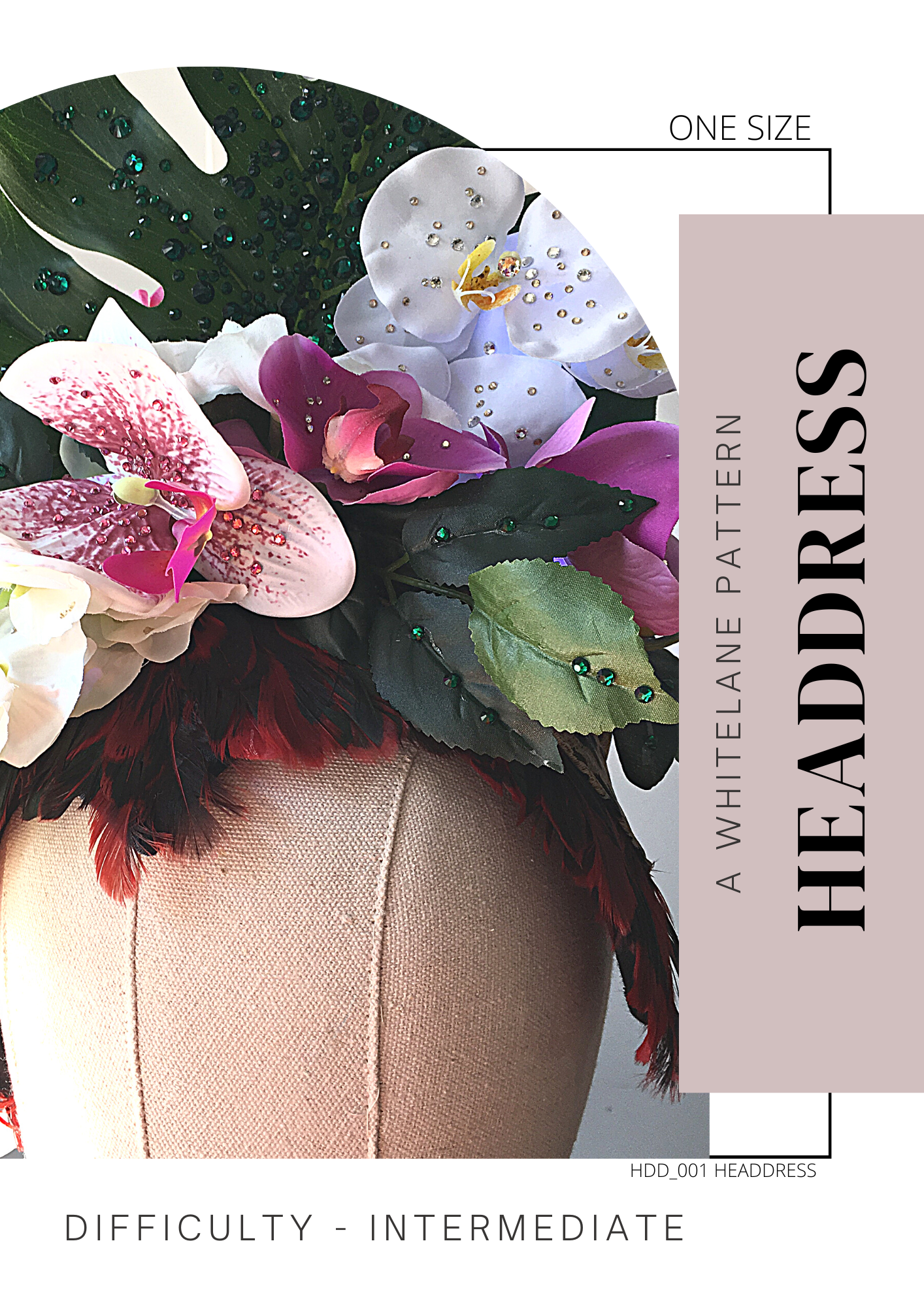 PATTERN - Showgirl Headdress & Headform bundle